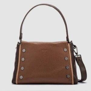 NWOT Hammitt Bryant Medium Orchestra Brown Gunmetal Shoulder/Crossbody bag